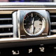 It’s a Lexus, therefore, there is a clock.